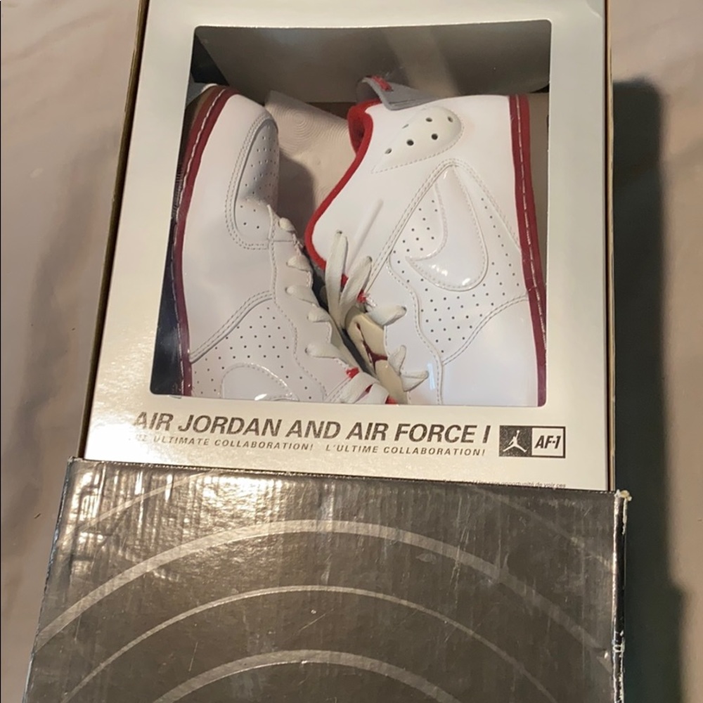 AJF 6 5/8th whit/varsity red-stealth